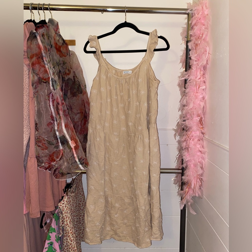Tan cami dress
